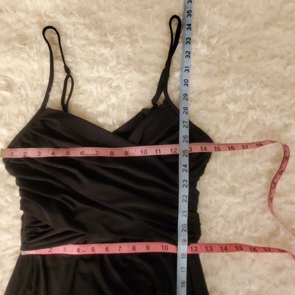 NWT Sexy Express Little Black Strap Dress - Picture 5 of 7